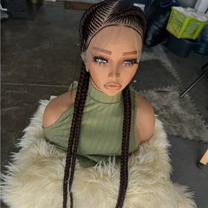 Full Lace Braided Wig Ready To Ship $350